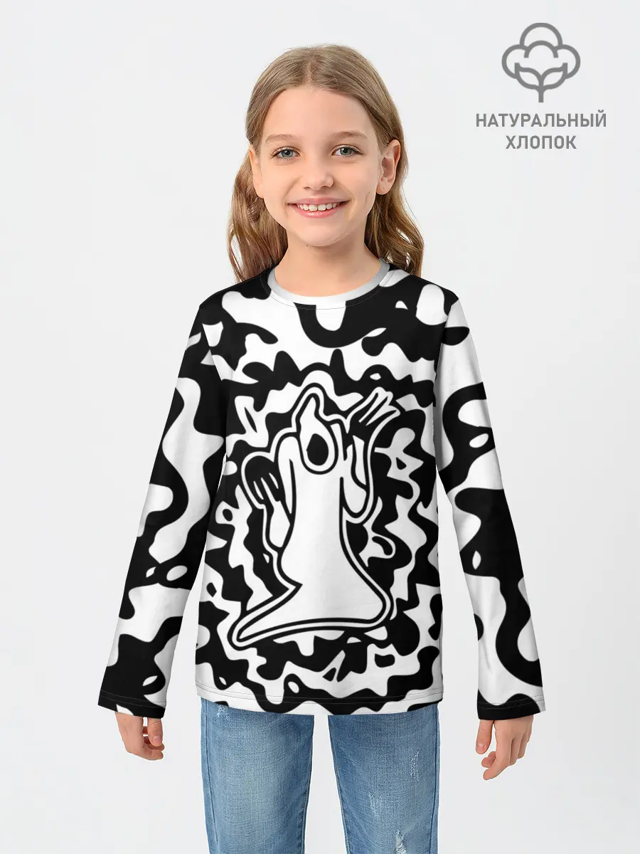 Детский лонгслив / HAUNTED FAMILY