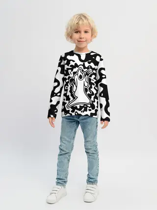 Детский лонгслив / HAUNTED FAMILY