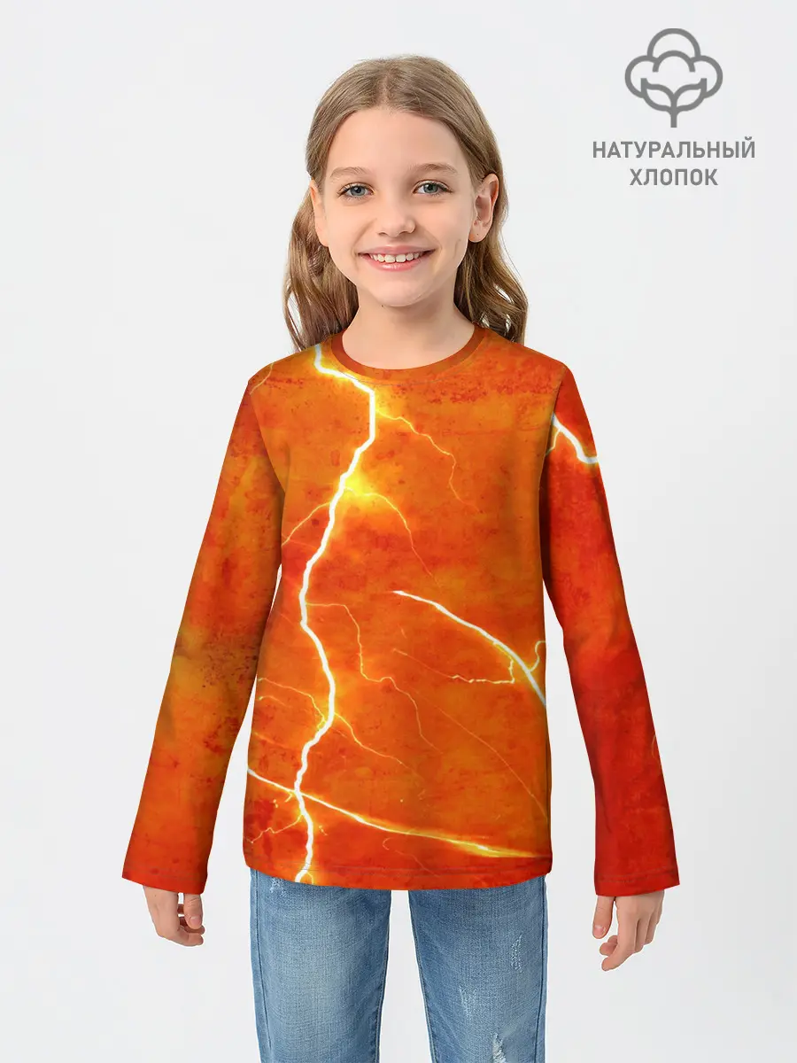 Детский лонгслив / Молния
