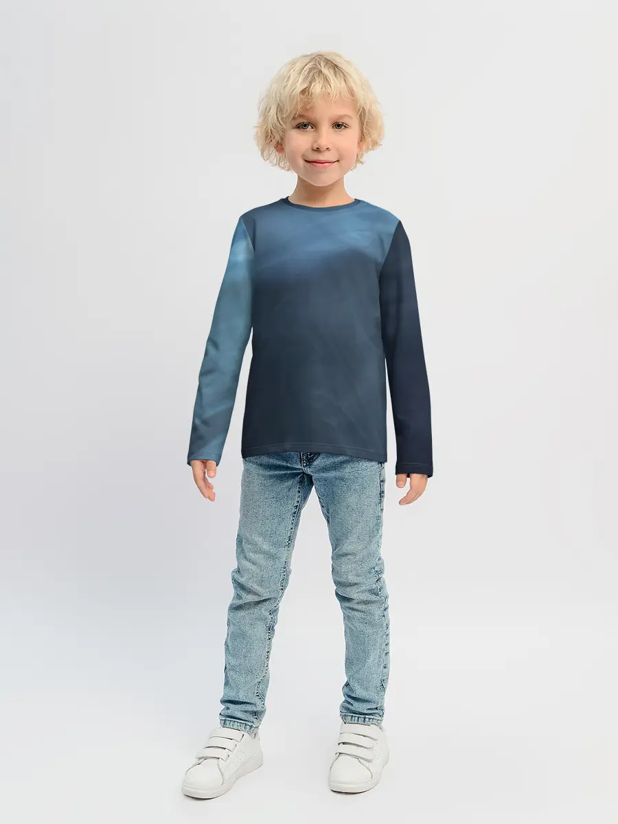 Детский лонгслив / Дымчатый