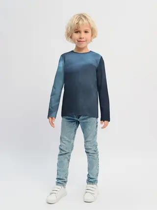 Детский лонгслив / Дымчатый