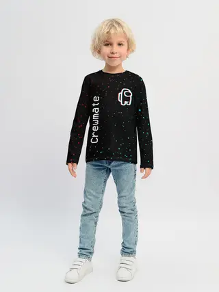 Детский лонгслив / AMONG US - Зимний