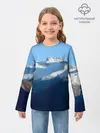 Детский лонгслив / Снежные горы