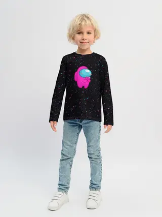 Детский лонгслив / Among Us