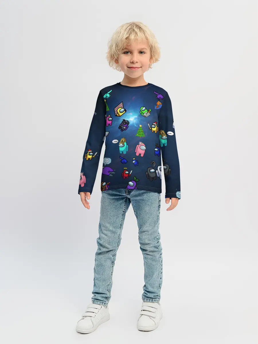 Детский лонгслив / Among US