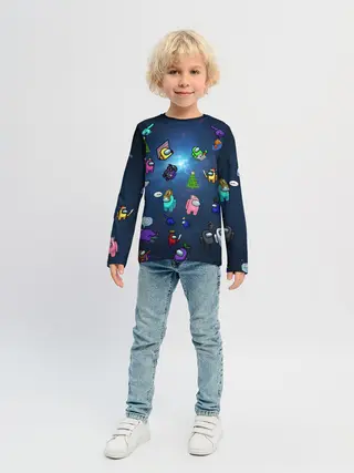 Детский лонгслив / Among US