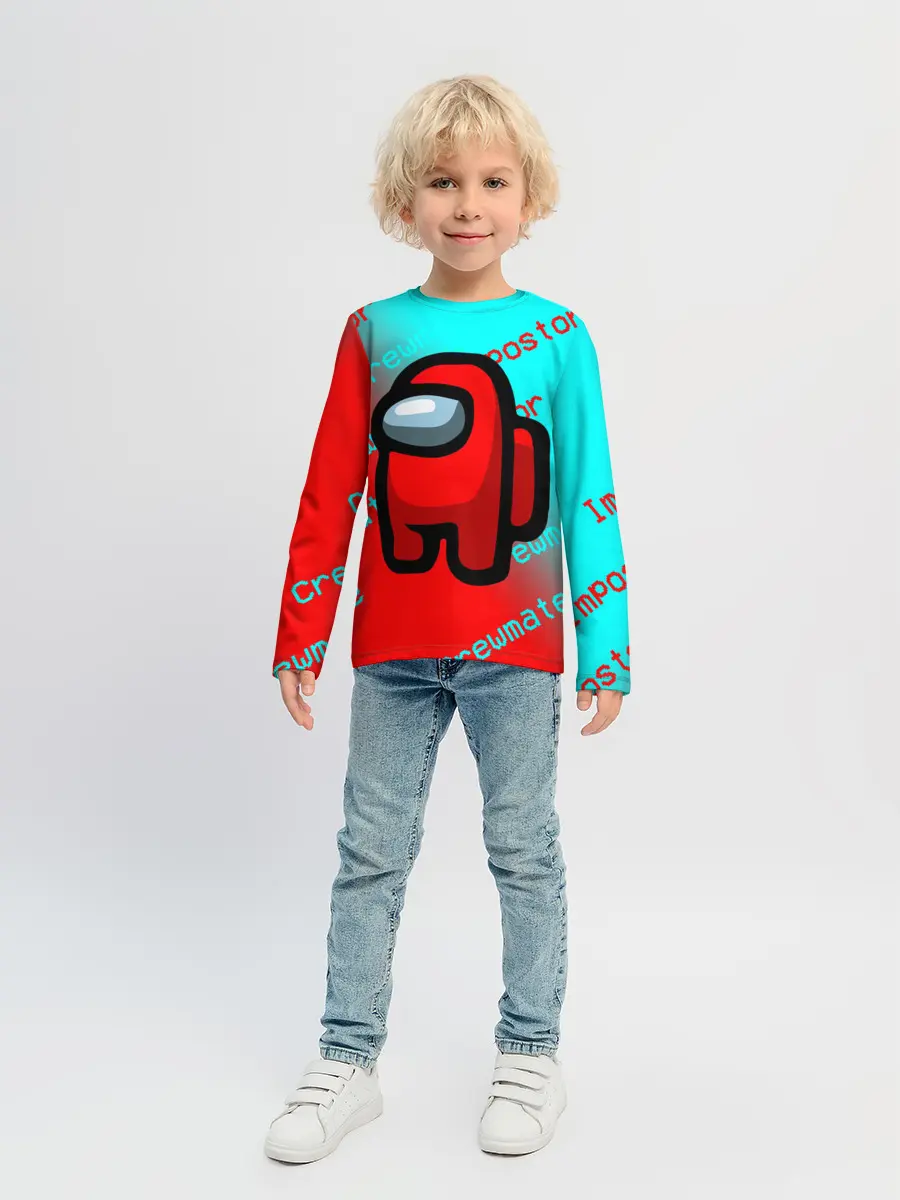 Детский лонгслив / AMONG US - Impostor/Crewmate