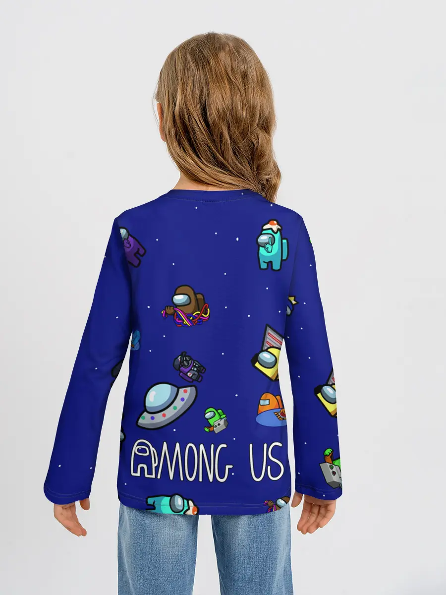 Детский лонгслив / Among Us | Game