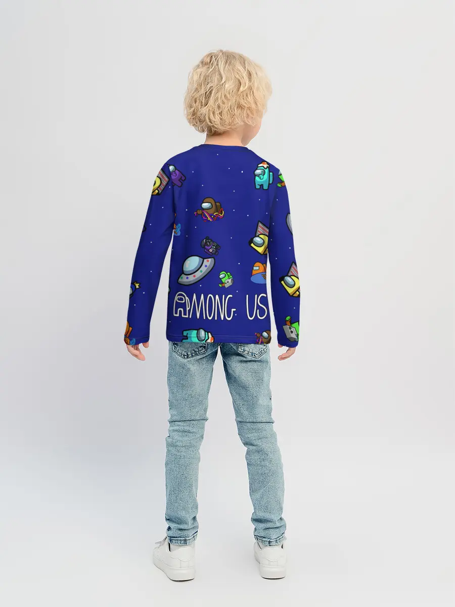 Детский лонгслив / Among Us | Game