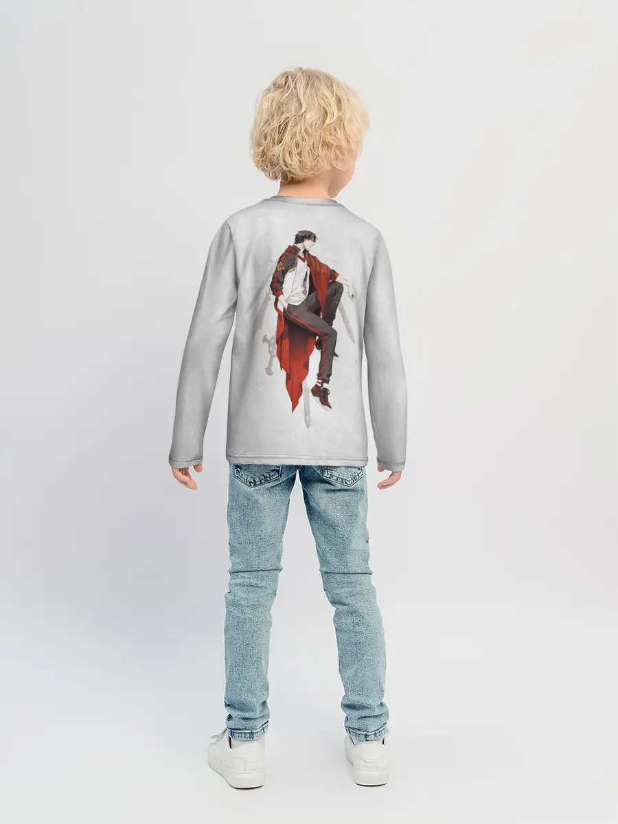 Детский лонгслив / Бог «Славы»