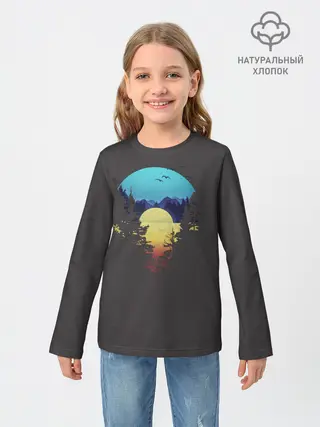 Детский лонгслив / Закат