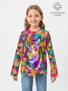 Детский лонгслив / Котик
