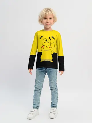 Детский лонгслив / Пикачу пика-пика