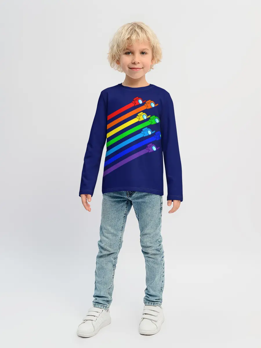 Детский лонгслив / Among Us