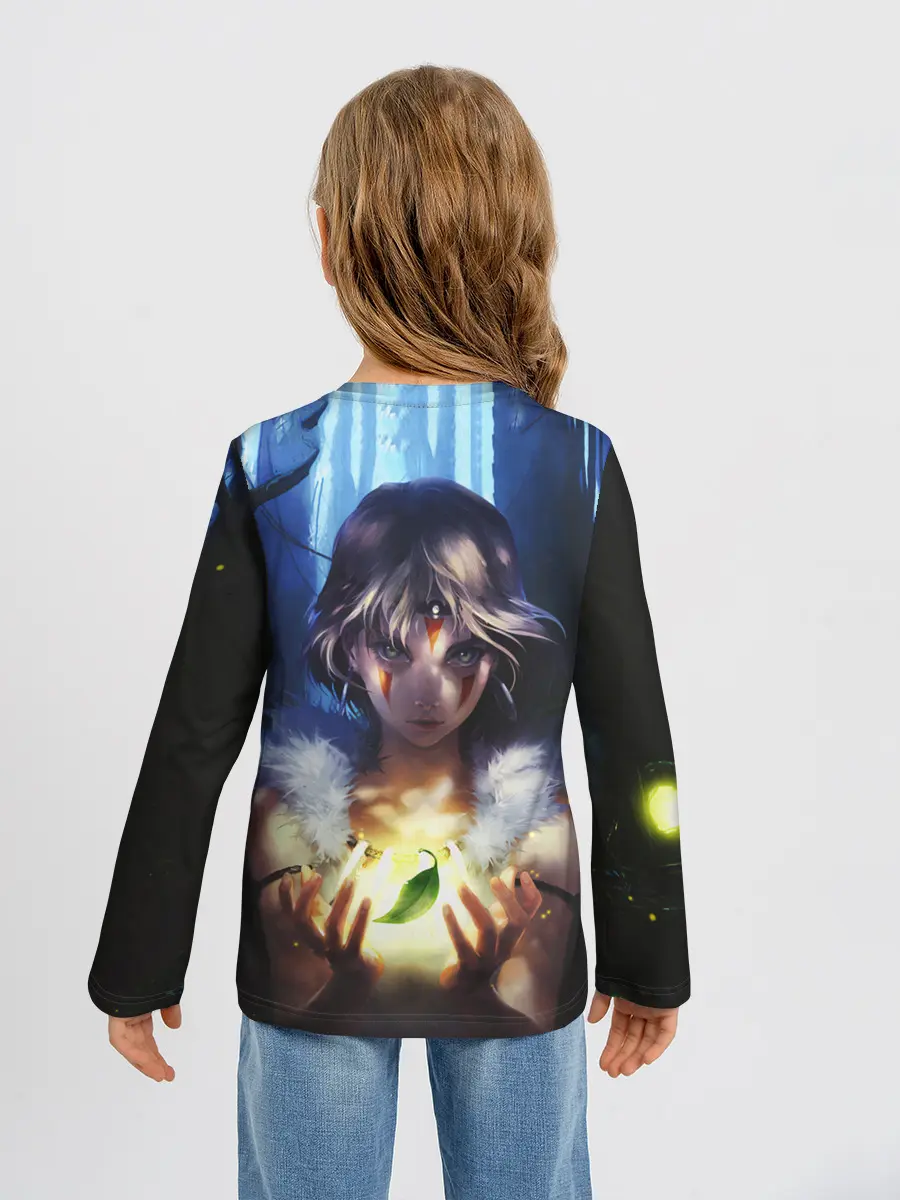 Детский лонгслив / Принцесса Мононоке