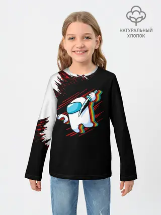 Детский лонгслив / Among Us