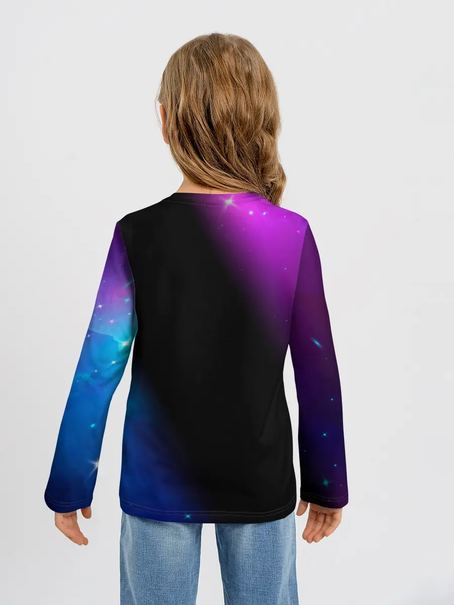 Детский лонгслив / AMONG US - КОСМОС