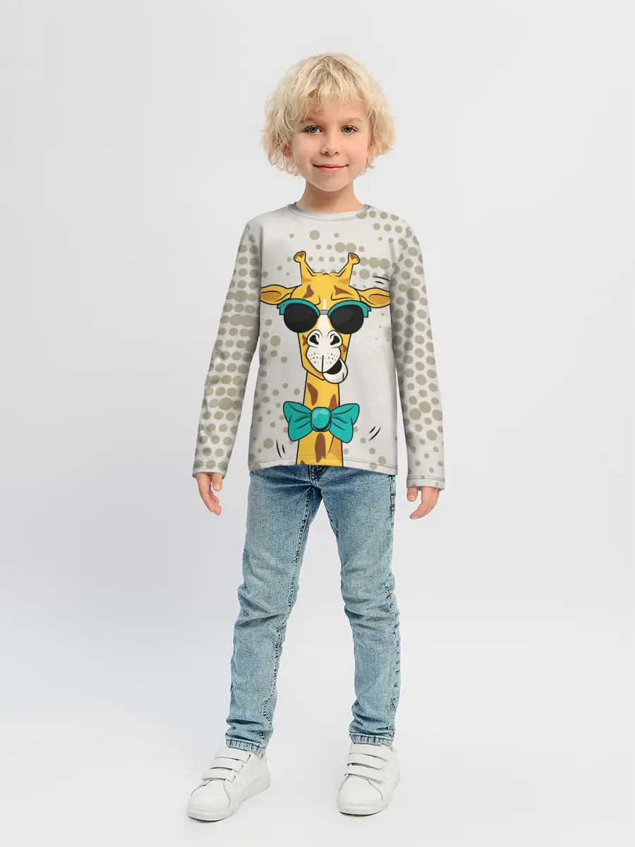 Детский лонгслив / ЖИРАФ ХИПСТЕР