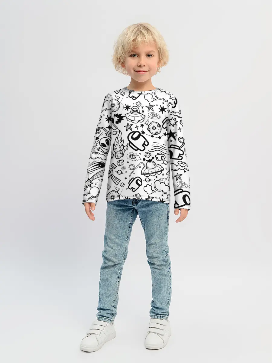 Детский лонгслив / AMONG US