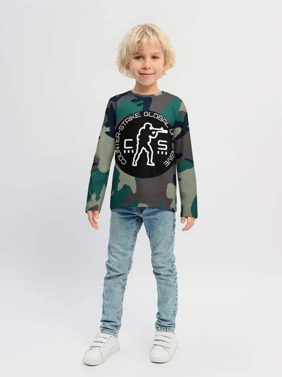 Детский лонгслив / символика CStrike