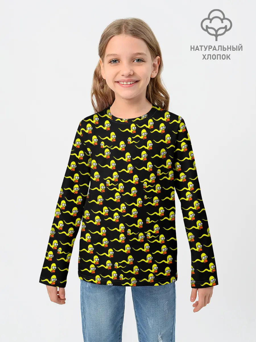 Детский лонгслив / Гомер