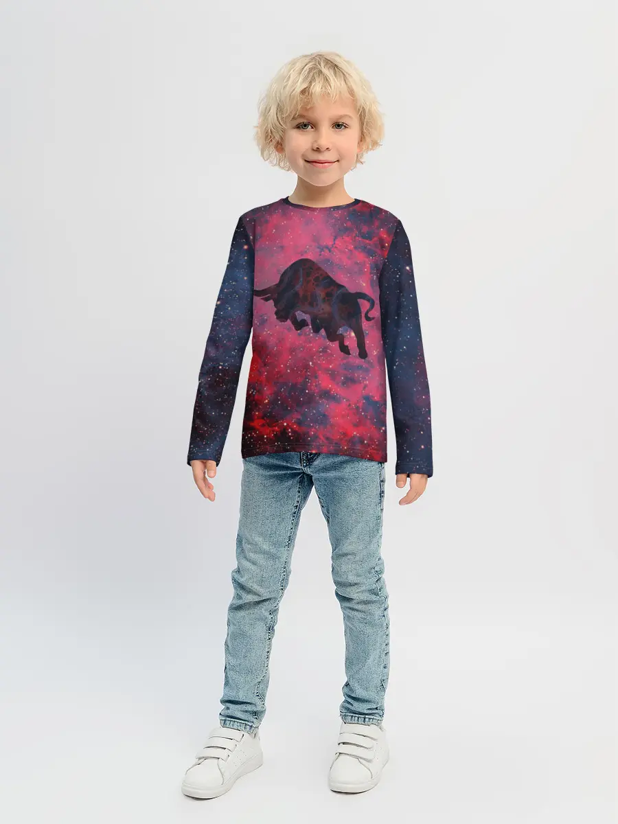 Детский лонгслив / Бык
