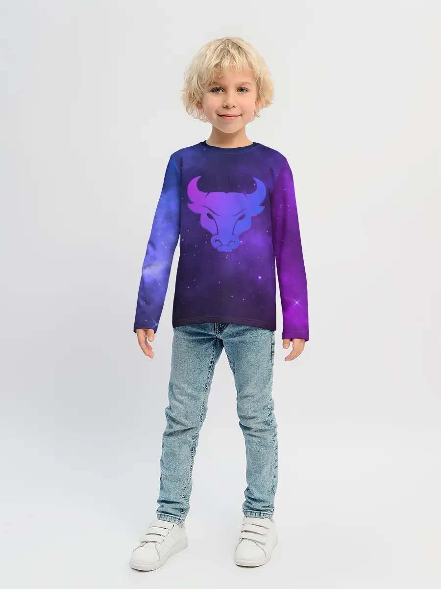 Детский лонгслив / Бык