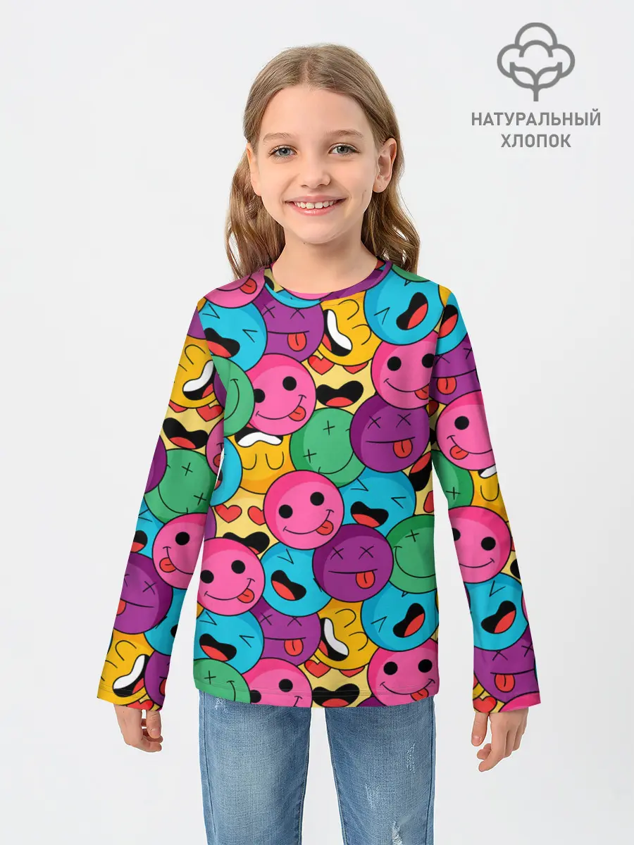 Детский лонгслив / Pattern