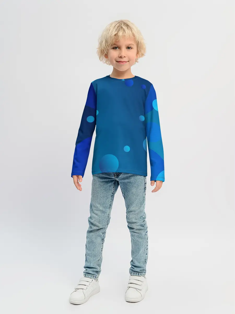 Детский лонгслив / Пузыри