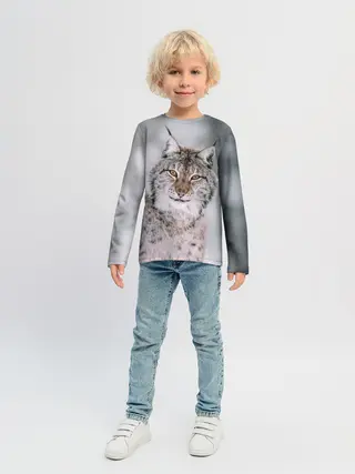 Детский лонгслив / Рысь