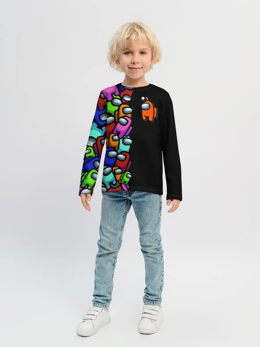 Детский лонгслив / Among us