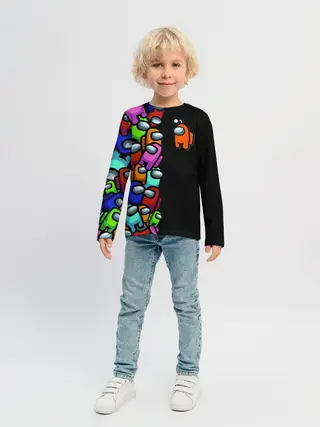 Детский лонгслив / Among us