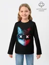 Детский лонгслив / Кот XX