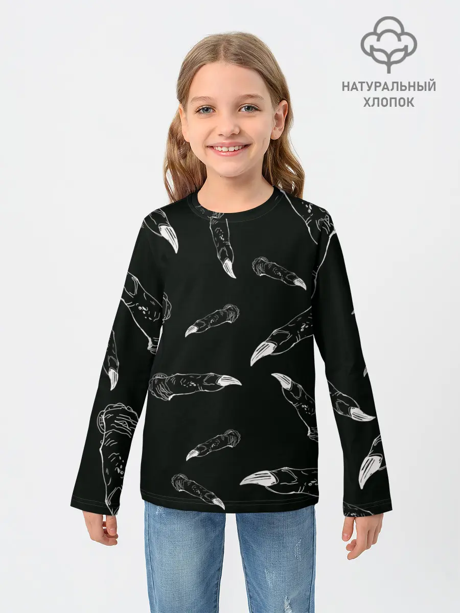 Детский лонгслив / Jujutsi Kaisen Sukuna - Пальцы