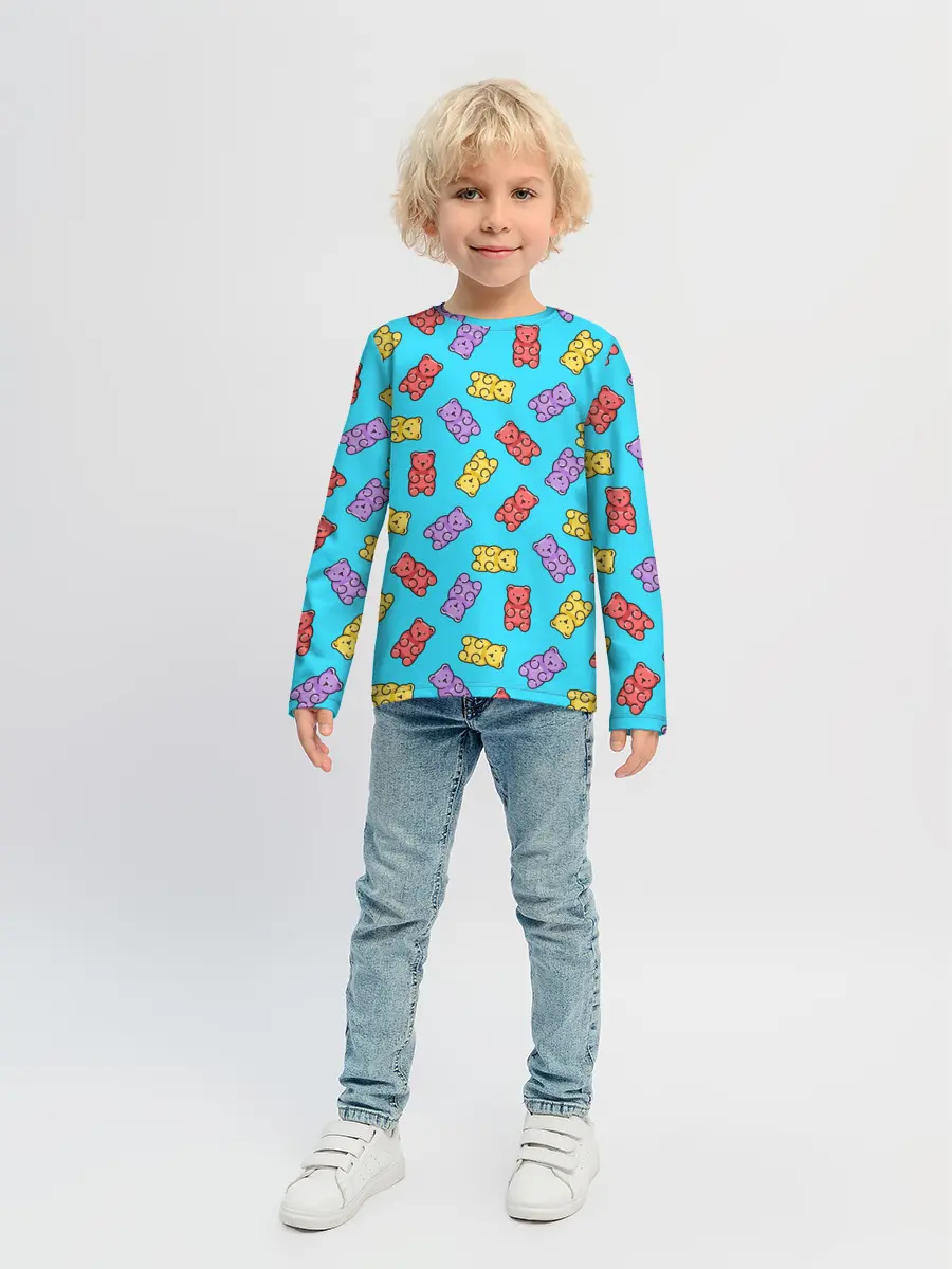 Детский лонгслив / Мармеладные мишки