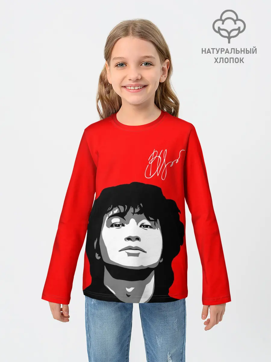 Детский лонгслив / ВИКТОР ЦОЙ