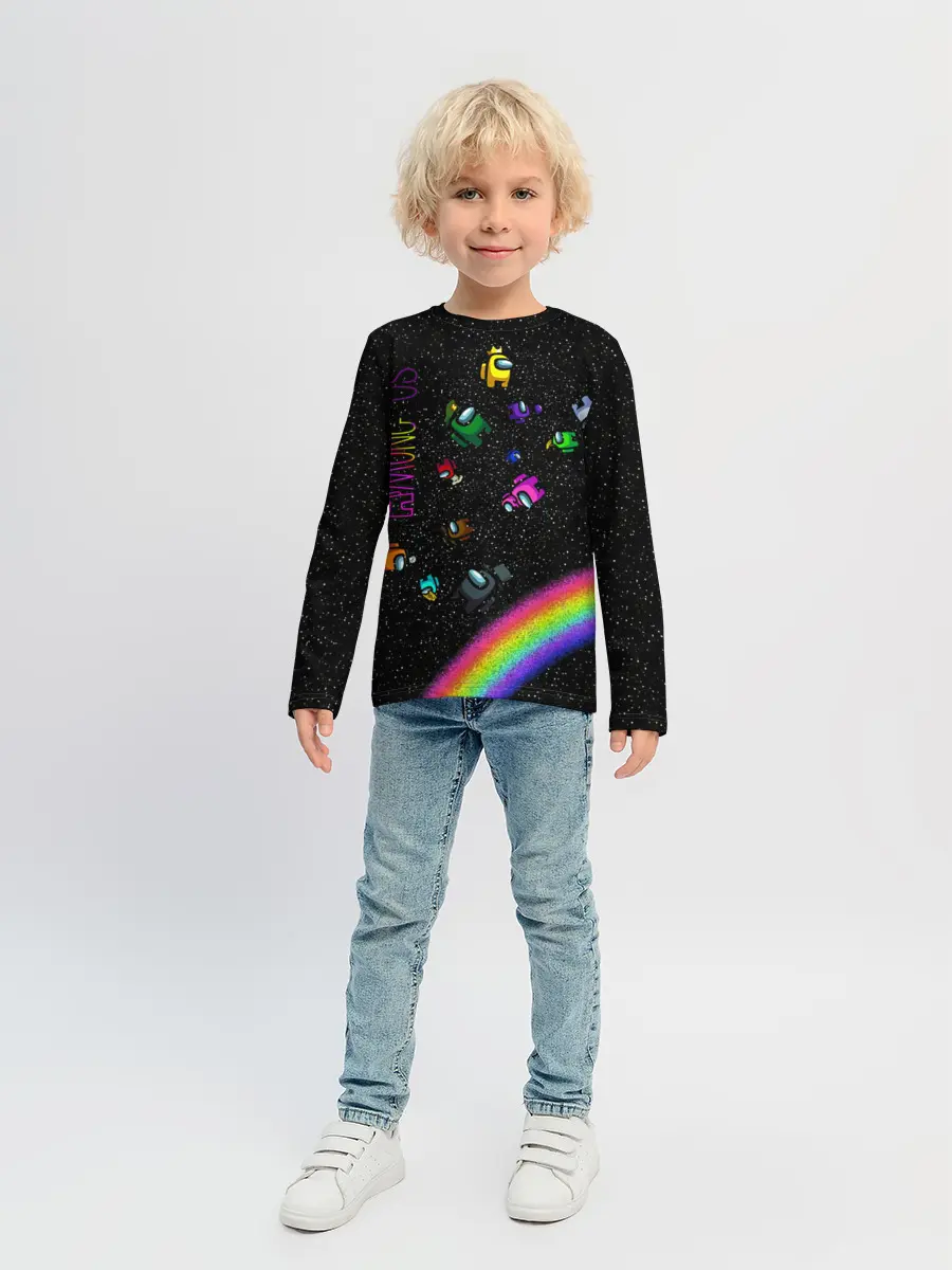 Детский лонгслив / Among Us