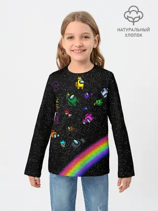 Детский лонгслив / Among Us