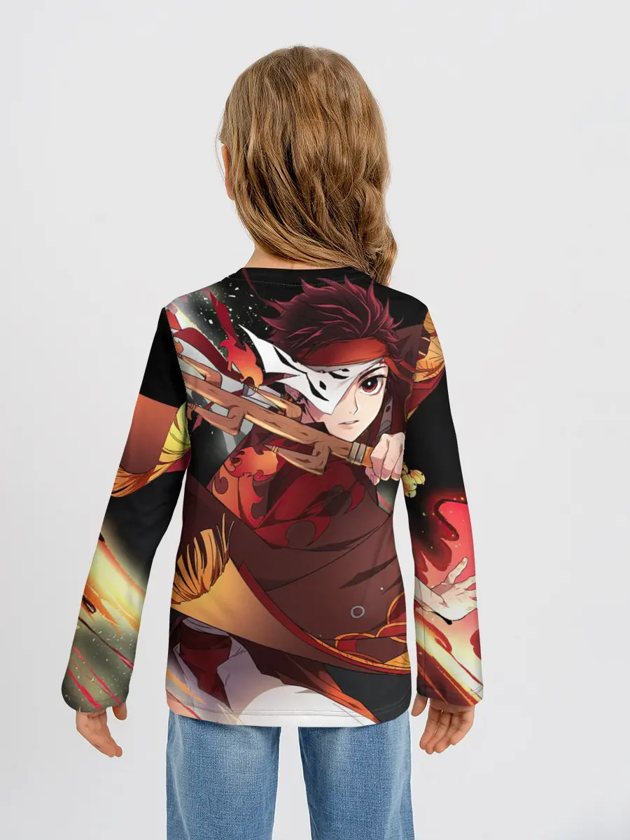 Детский лонгслив / КЛИНОК РАССЕКАЮЩИЙ ДЕМОНОВ