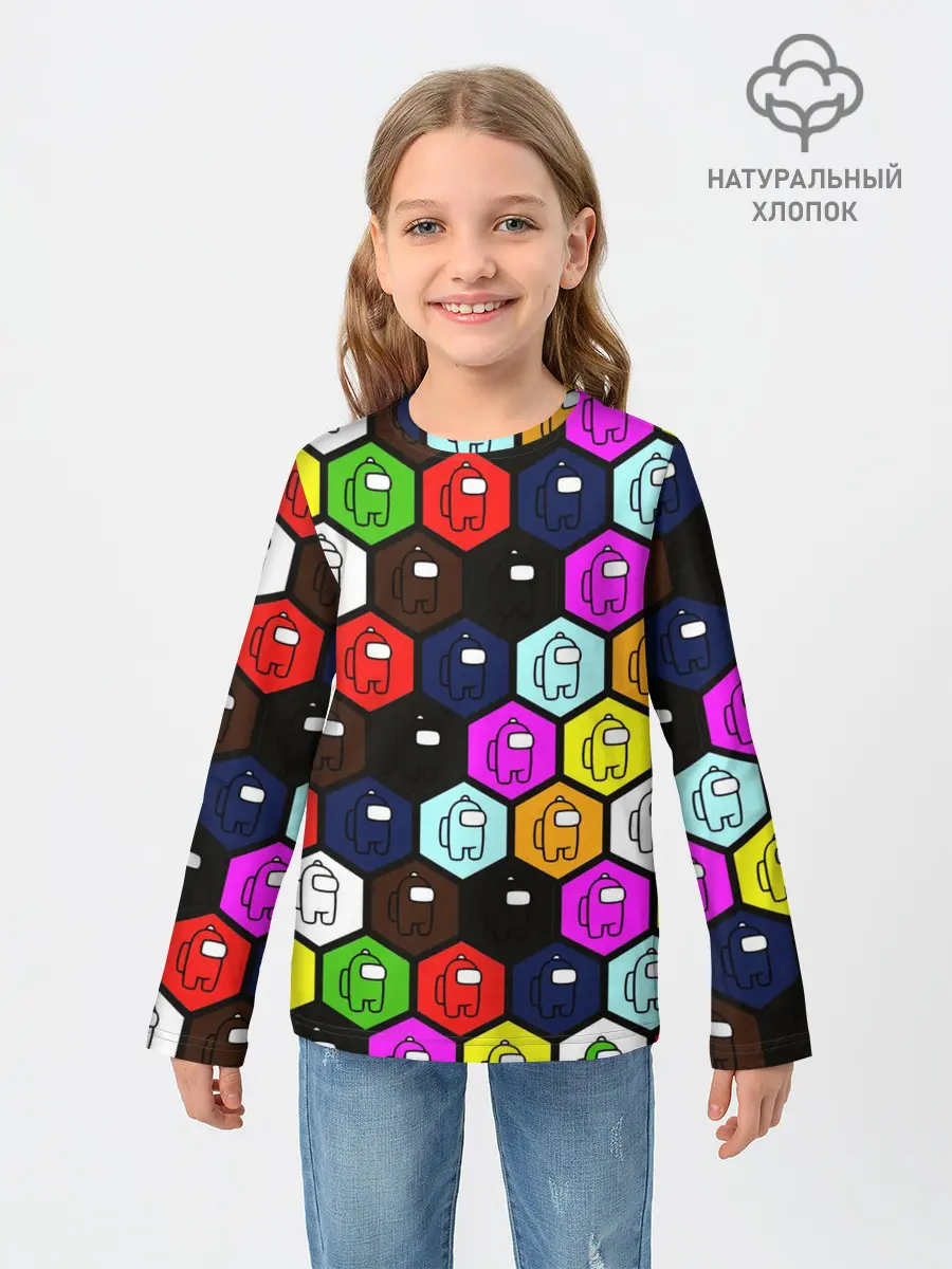 Детский лонгслив / AMONG US