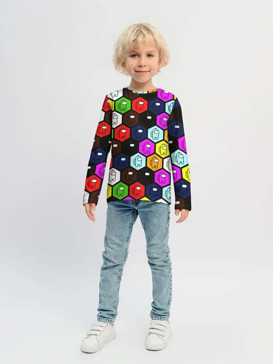 Детский лонгслив / AMONG US