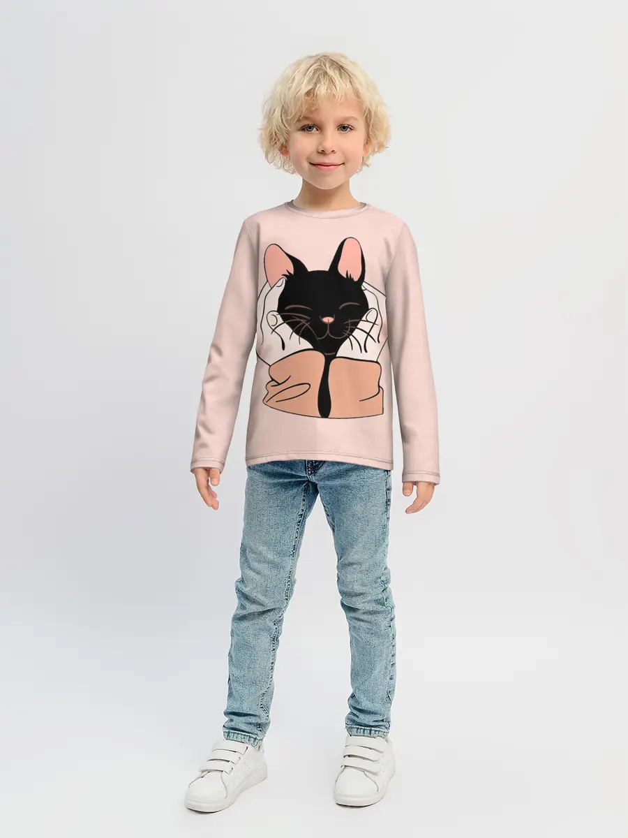 Детский лонгслив / Любовь