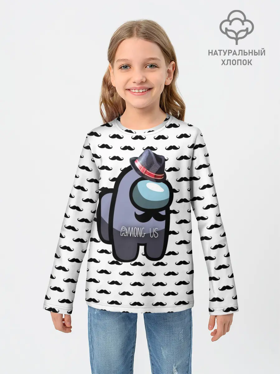 Детский лонгслив / Among Us