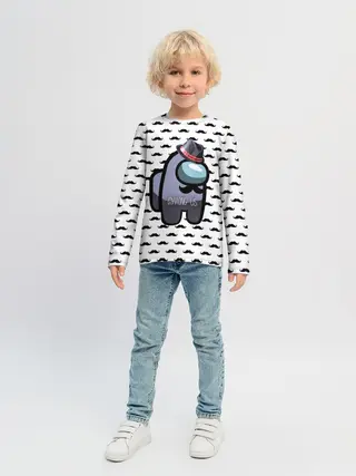 Детский лонгслив / Among Us