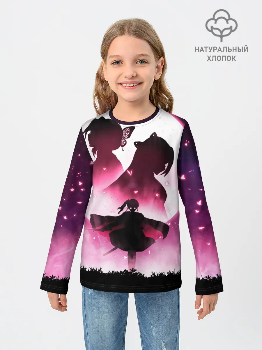 Детский лонгслив / Столп Бабочки