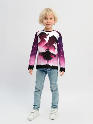 Детский лонгслив / Столп Бабочки