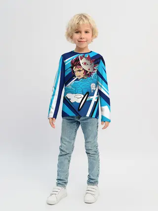 Детский лонгслив / Клинок рассекающий демонов