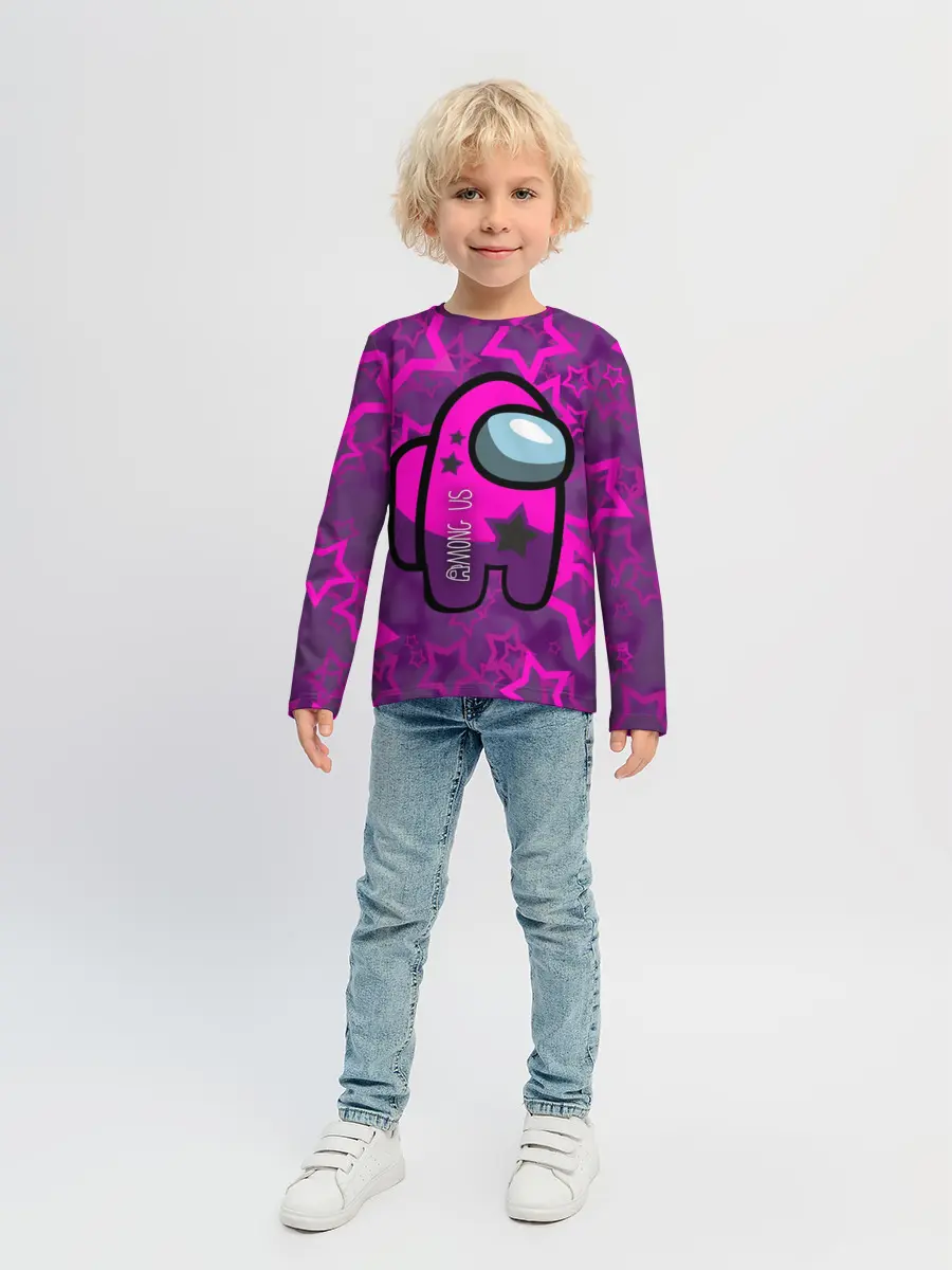 Детский лонгслив / Among Us