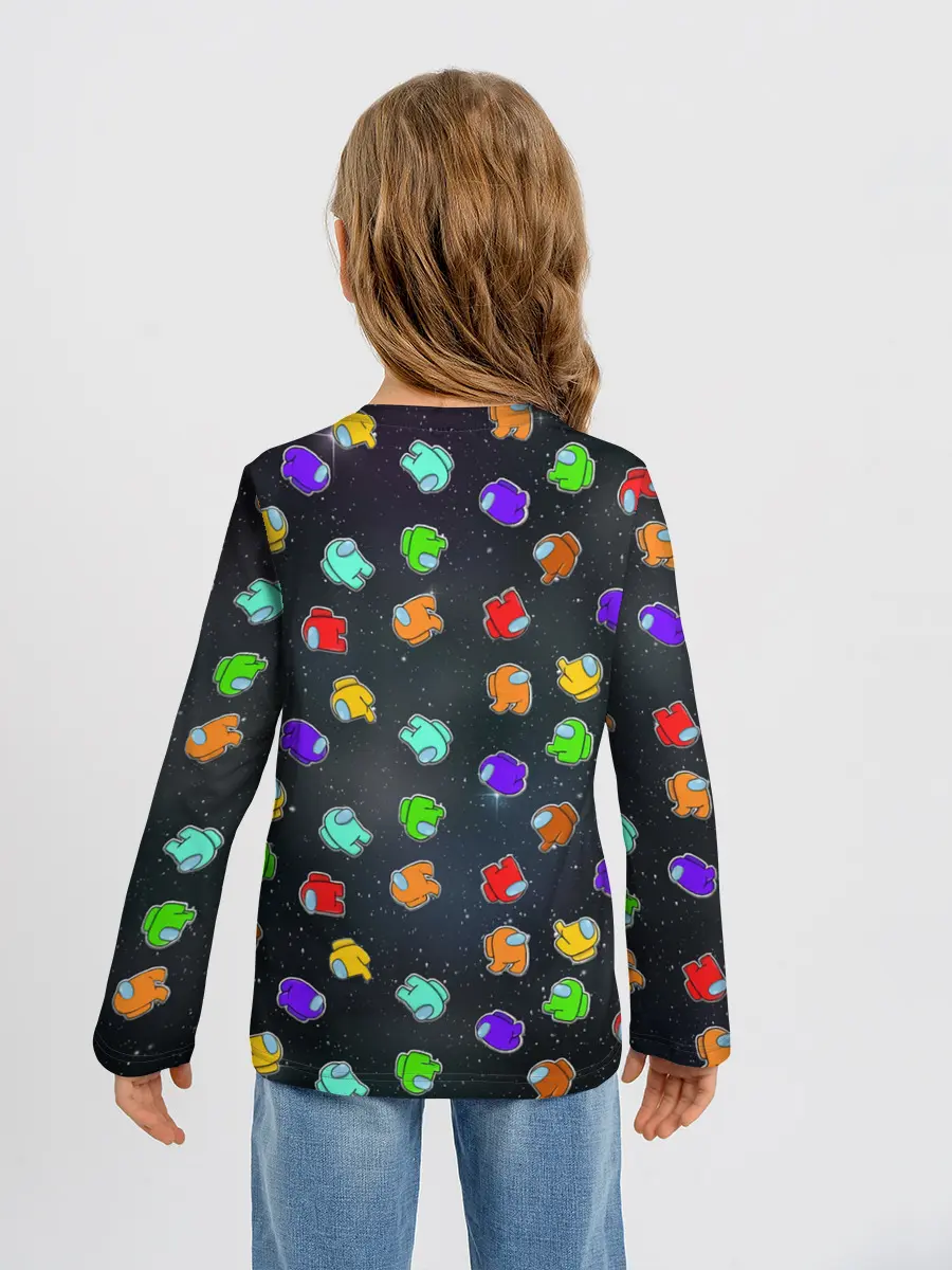 Детский лонгслив / Among Us