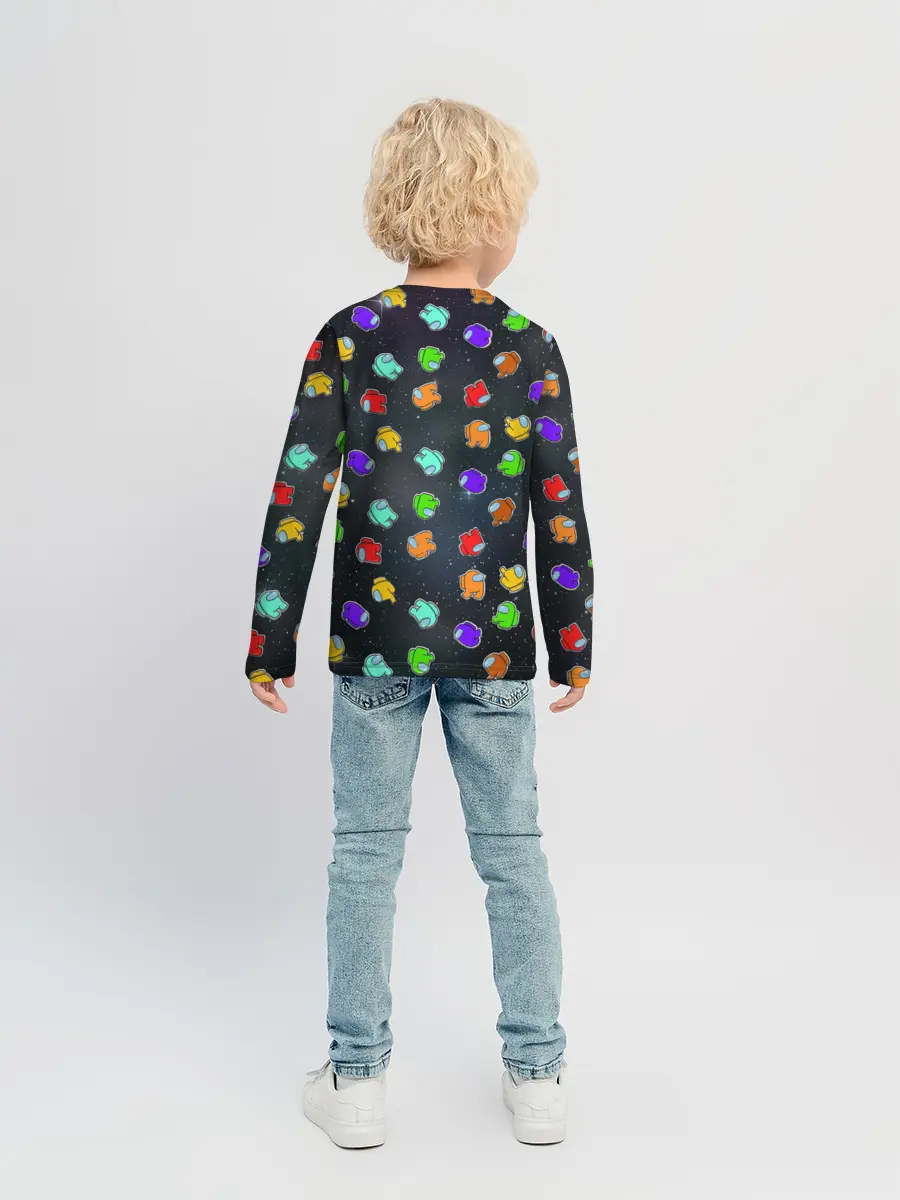 Детский лонгслив / Among Us